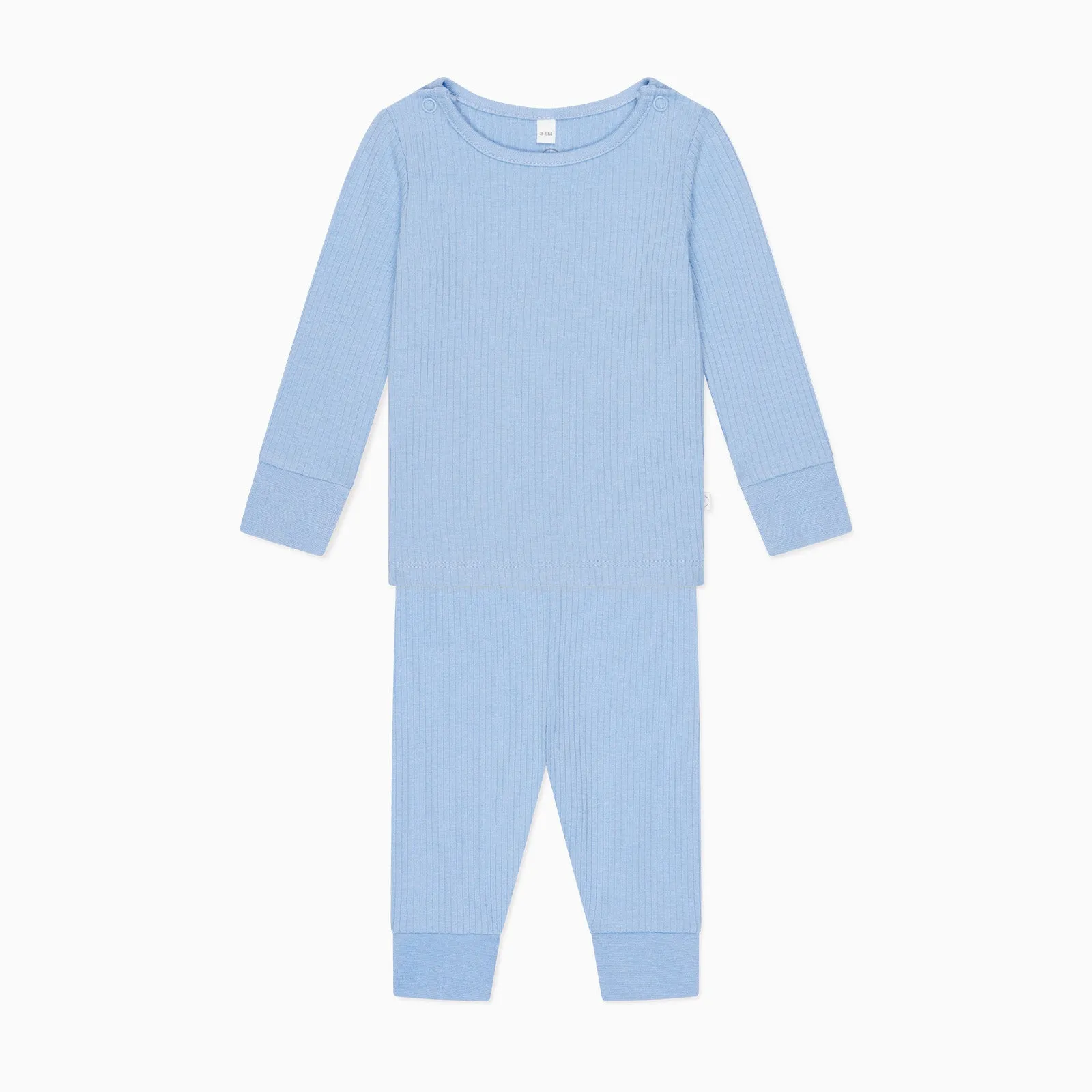 Hydrangea Ribbed Pajama Set