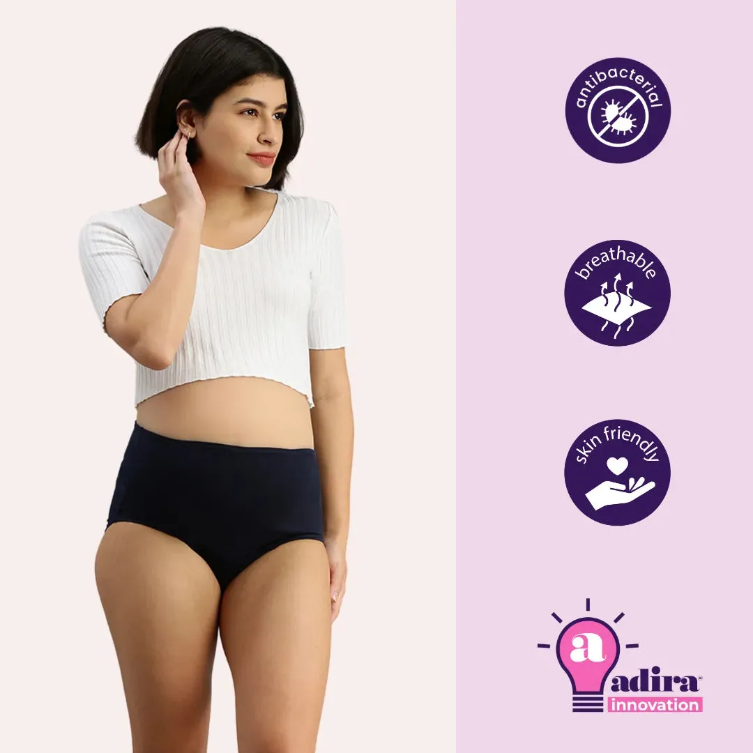 Hygiene-Enhanced Maternity Panty | Kills 99% of Bacteria | 2-Pack
