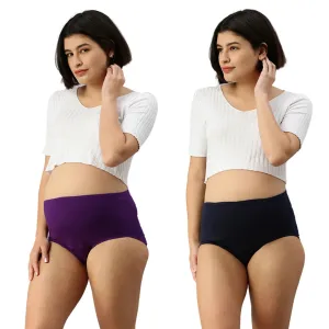 Hygiene-Enhanced Maternity Panty | Kills 99% of Bacteria | 2-Pack