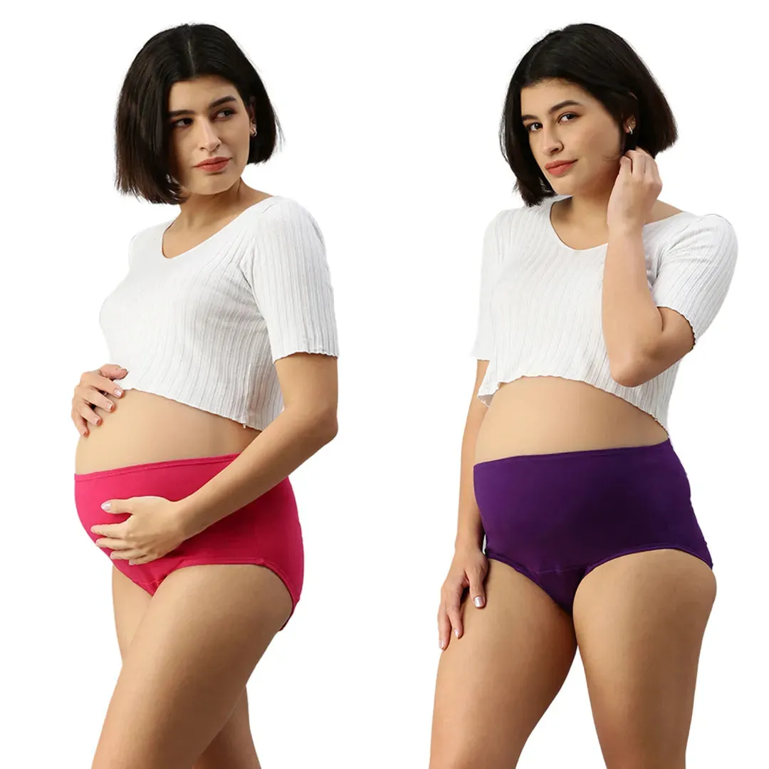 Hygiene-Enhanced Maternity Panty | Kills 99% of Bacteria | 2-Pack