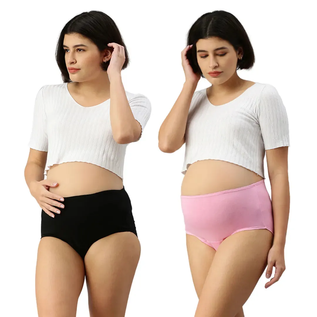 Hygiene-Enhanced Maternity Panty | Kills 99% of Bacteria | 2-Pack