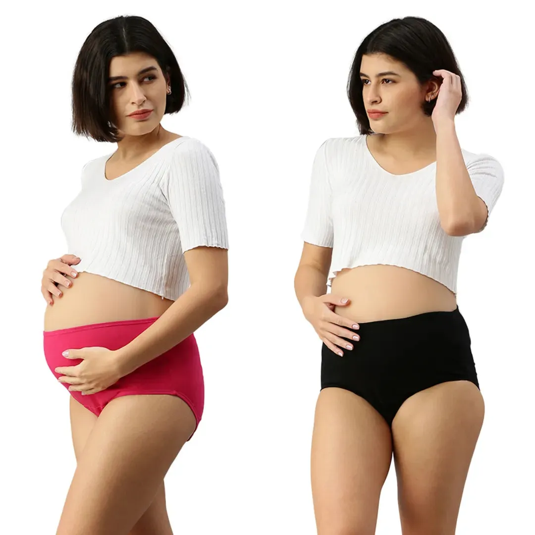 Hygiene-Enhanced Maternity Panty | Kills 99% of Bacteria | 2-Pack