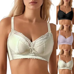 Ice Silk Cooling Seamless Bra, Thin Summer Comfort Bra, Breathable Soft Support Breathable Bras