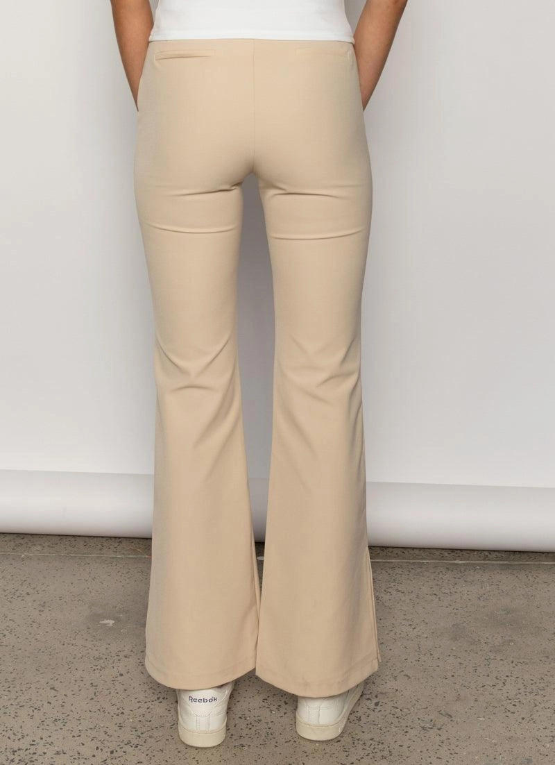 Ice Glider Pants - Beige Cozy Waist Breathable Performance Wear