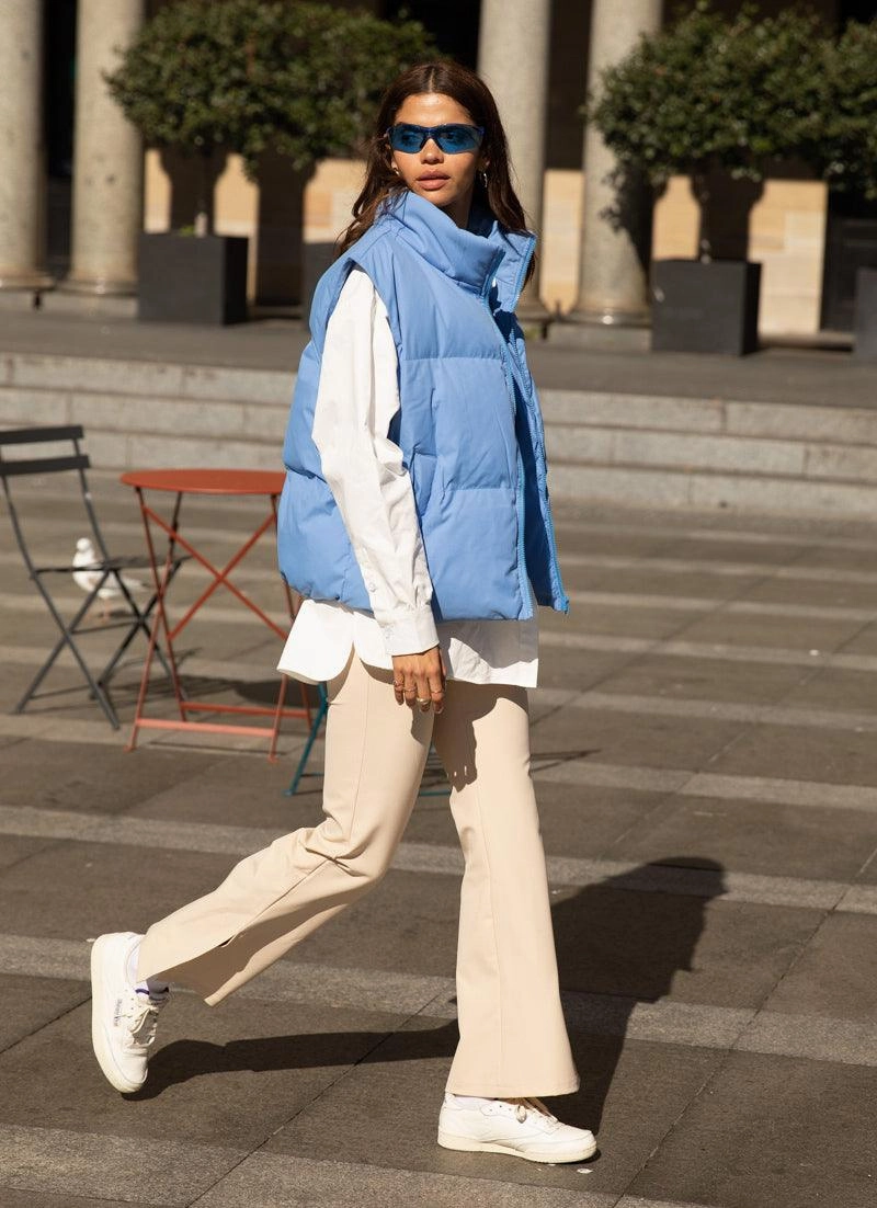 Essential Waist Ice Glider Pants - Beige