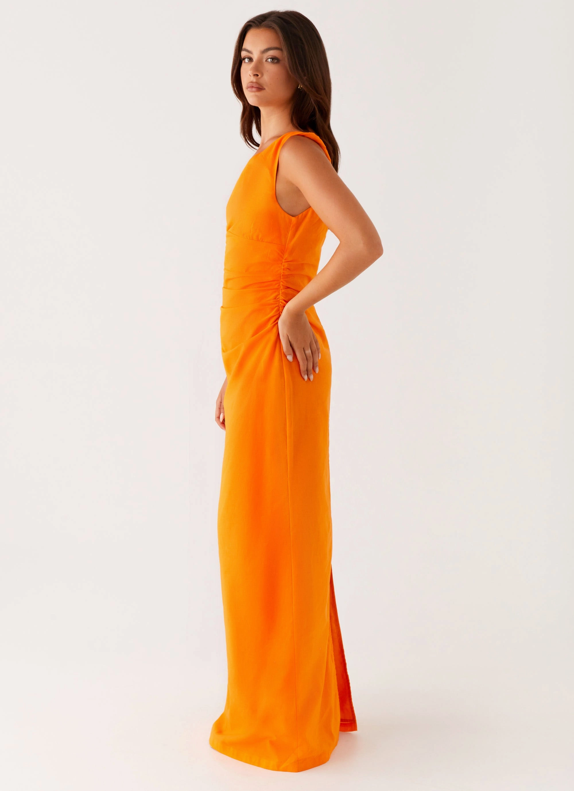 Ignite Maxi Dress - Orange Playful touch