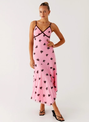 Minimal Tone Amelia Midi Dress - Pink