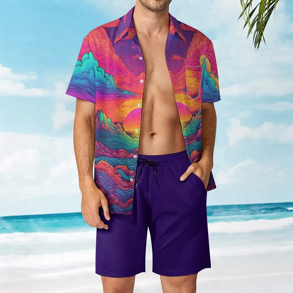 In The Clouds Shorts Set