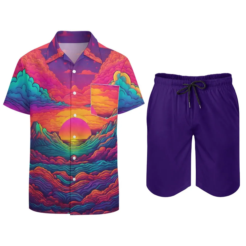 In The Clouds Shorts Set
