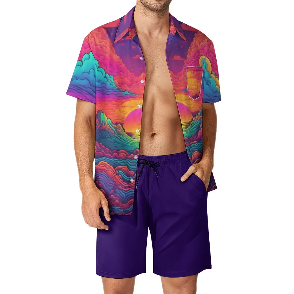 In The Clouds Shorts Set