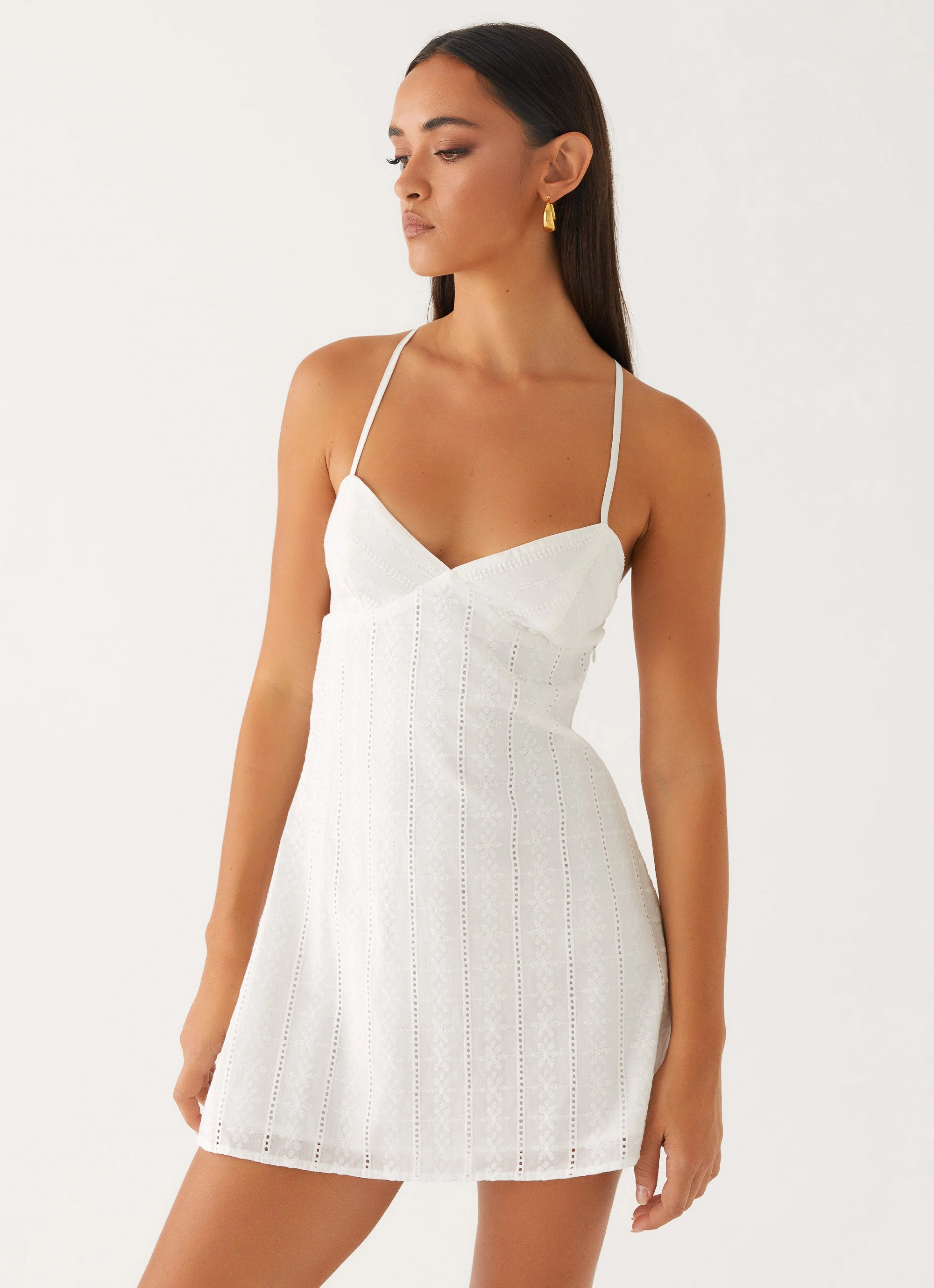 Mood Dressing Core Collection Inara Mini Dress - Ivory