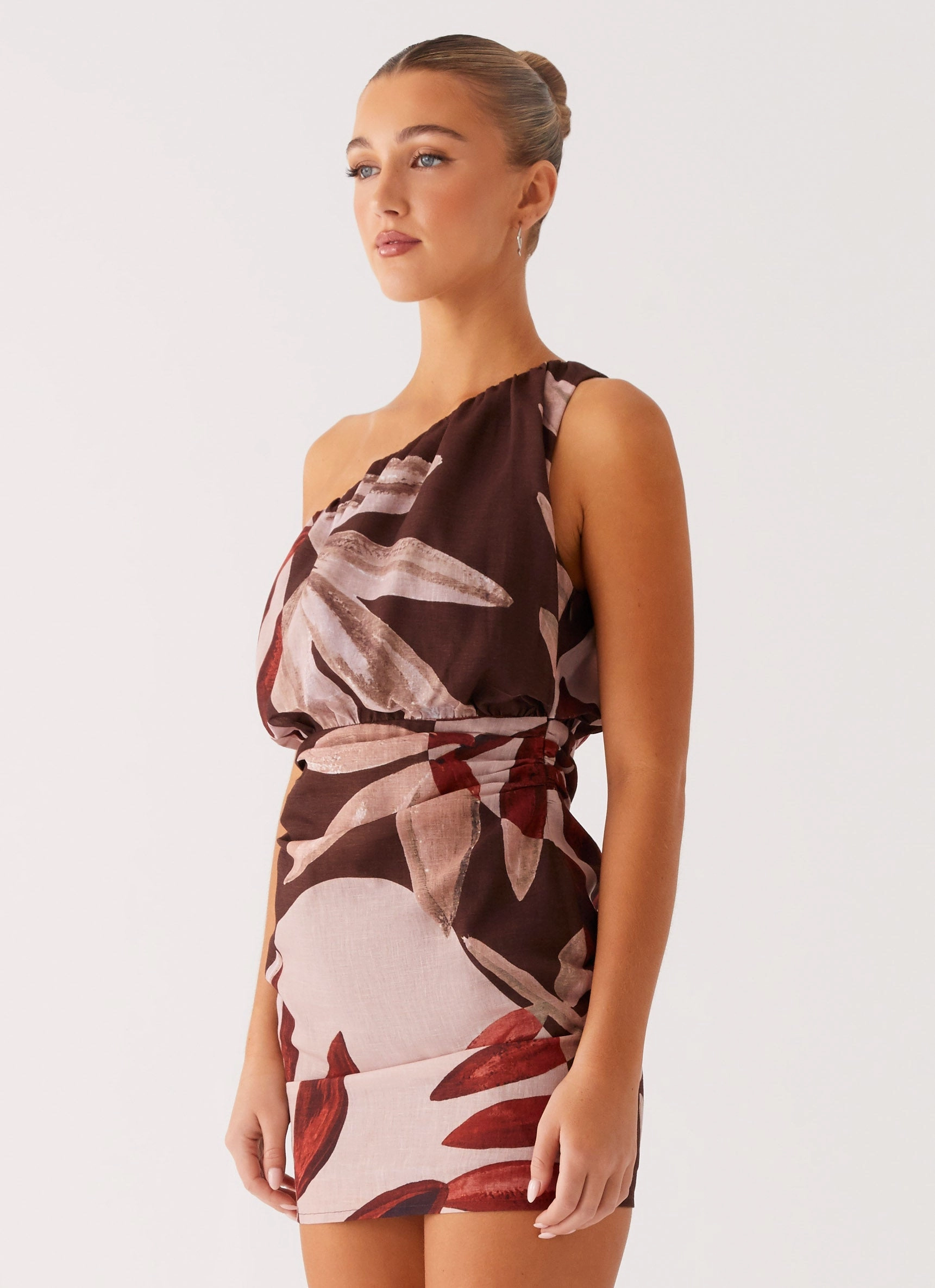 Indianna Mini Dress - Cinnamon Palm Cozy Edge Classic Appeal