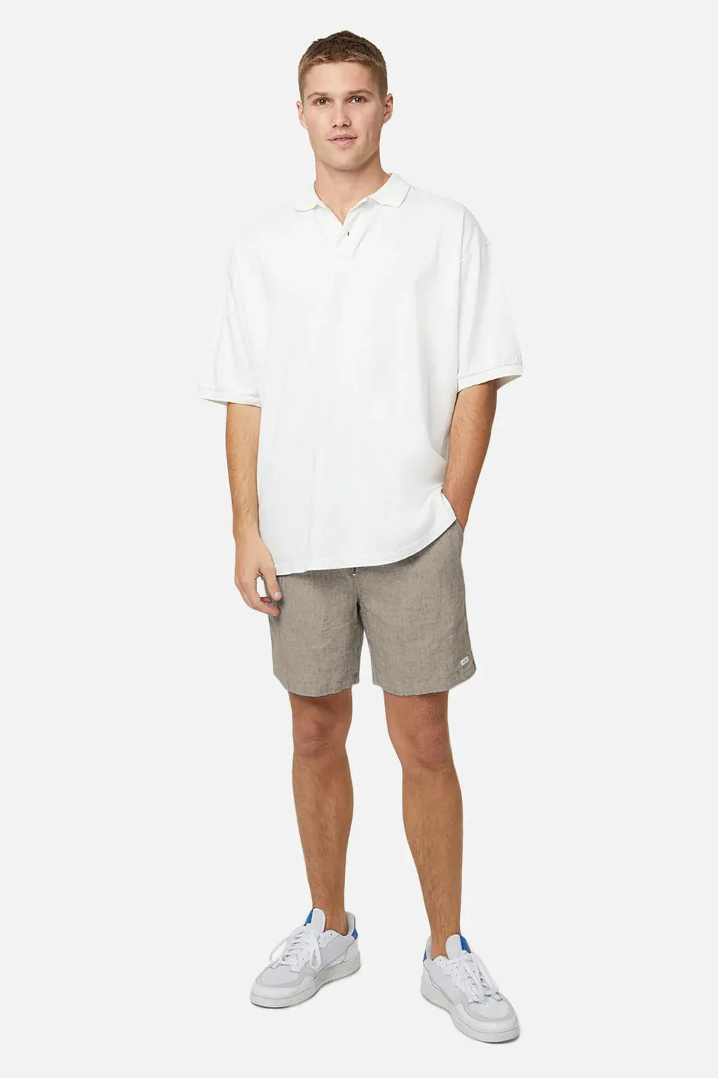 Industrie Men's The Marina Linen Short - YD Sand