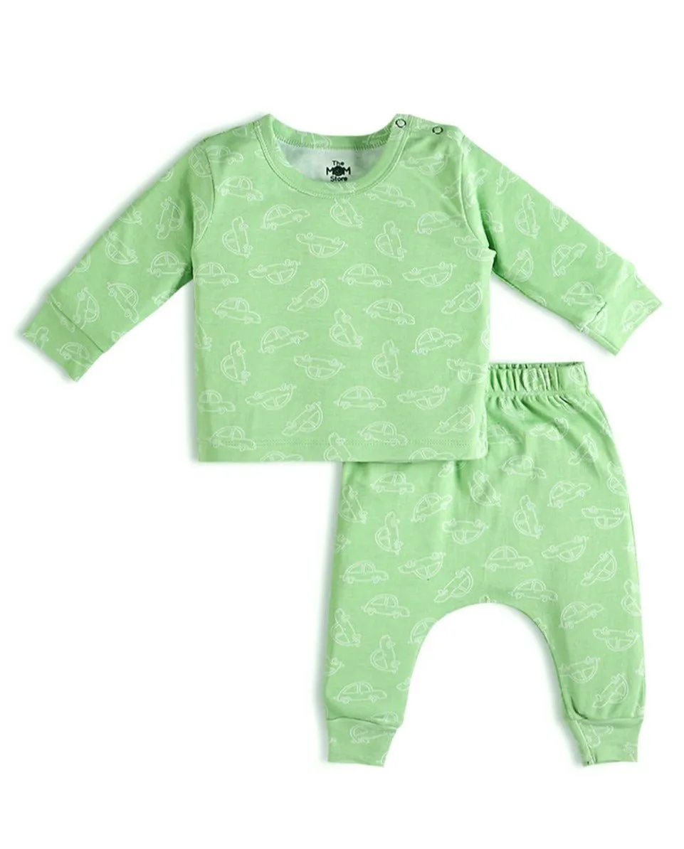 Infant Pajama Set Combo Of 3: Vroom Vroom-Out Of World-Beary Best