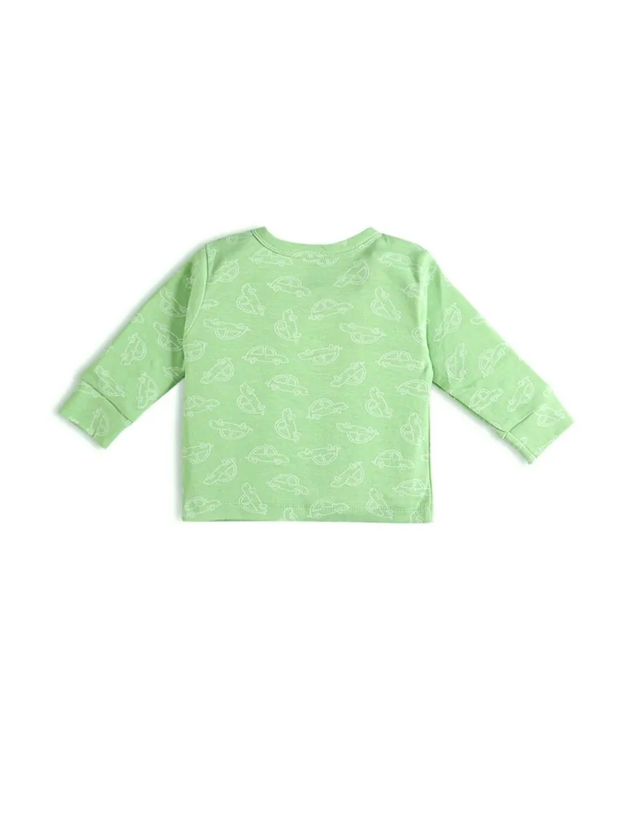 Infant Pajama Set Combo Of 3: Vroom Vroom-Out Of World-Beary Best