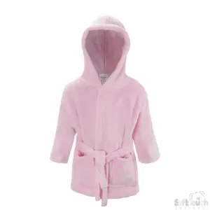 INFANTS PINK FLEECE ROBE NO. FBR21-P-6-12M