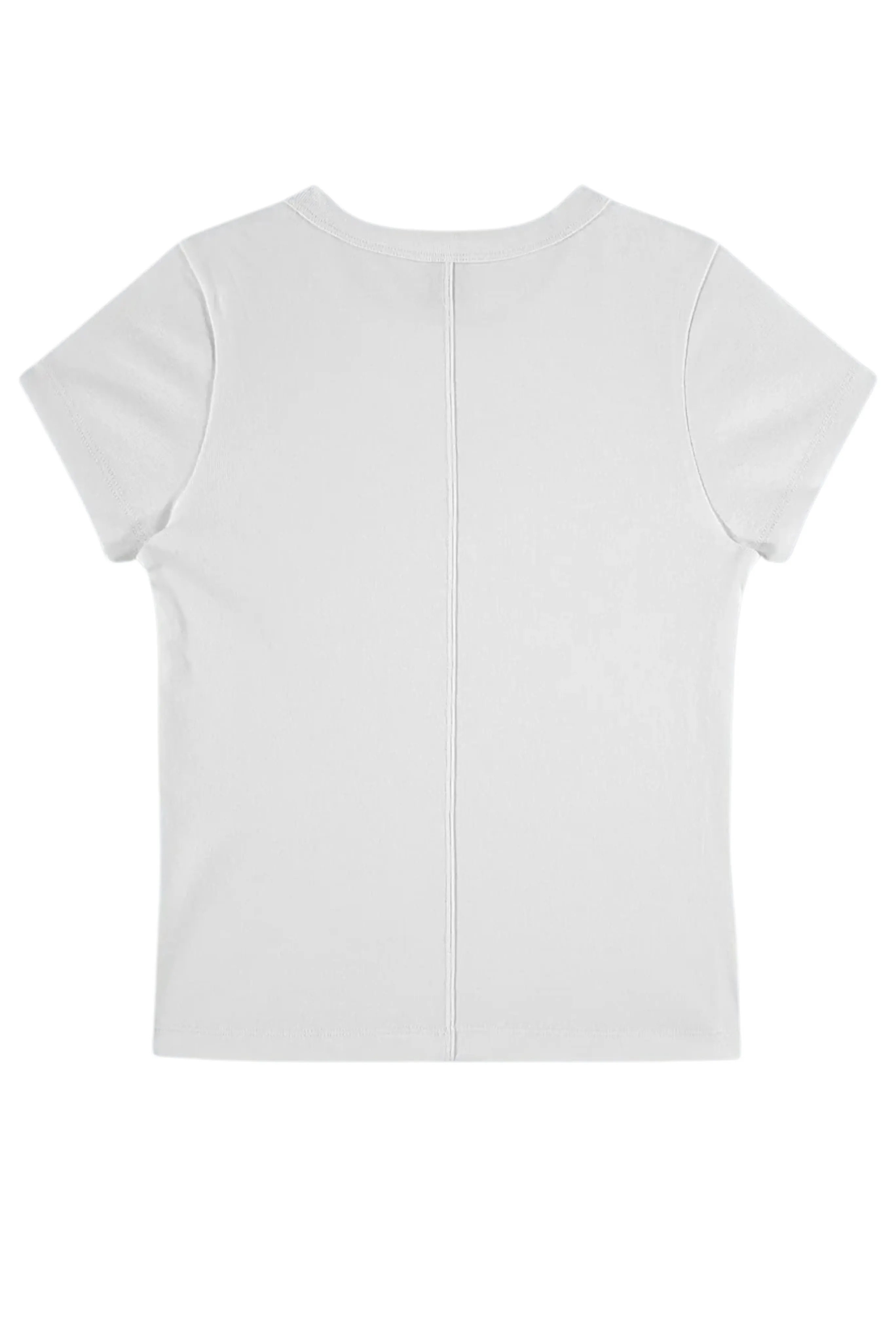 Car Baby Tee in White PaddedInsulation