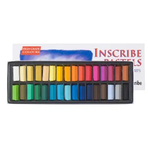 Inscribe Soft Pastels - Assorted - Half Size - Pack of 32