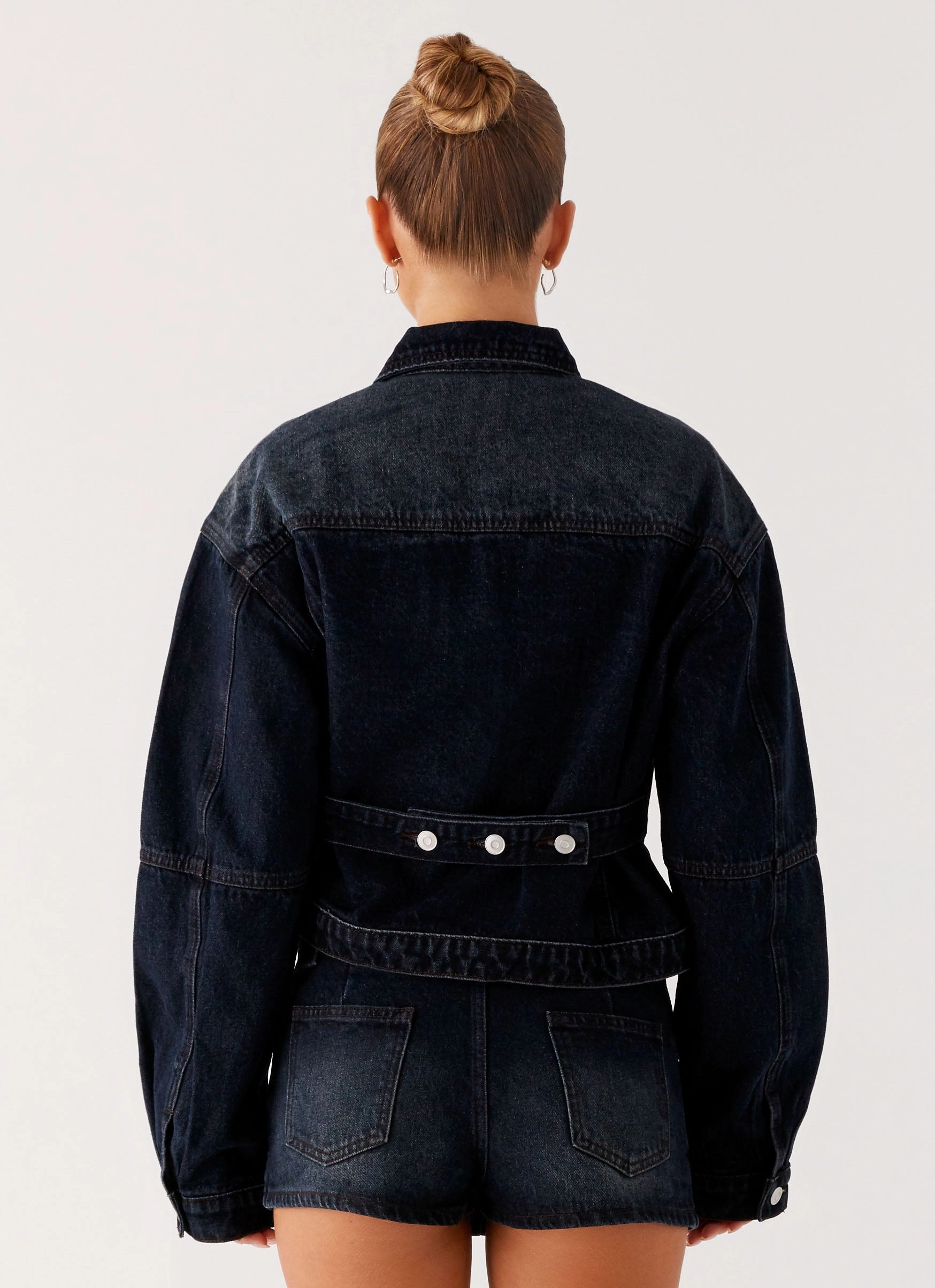 Tropics Denim Jacket - Washed Dark Blue Light Comfort