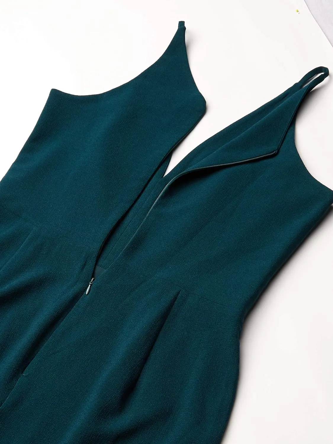 Iris Spaghetti Strap Plunging Long Dress