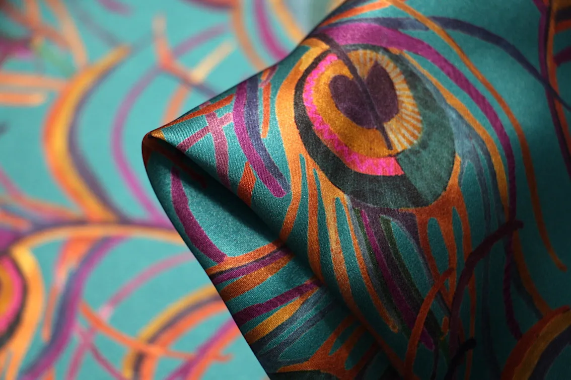 Isadora Feather - Liberty Silk Satin