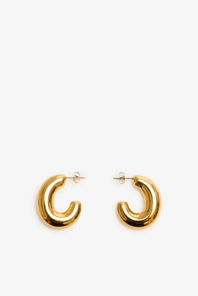 Isla Hoop Earrings Layered Shoulder Non Restrictive Fit