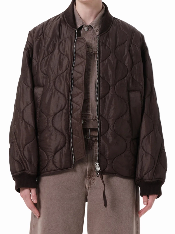 Odor Resistant Finish windy Isla Quilted Jacket in Bourbon