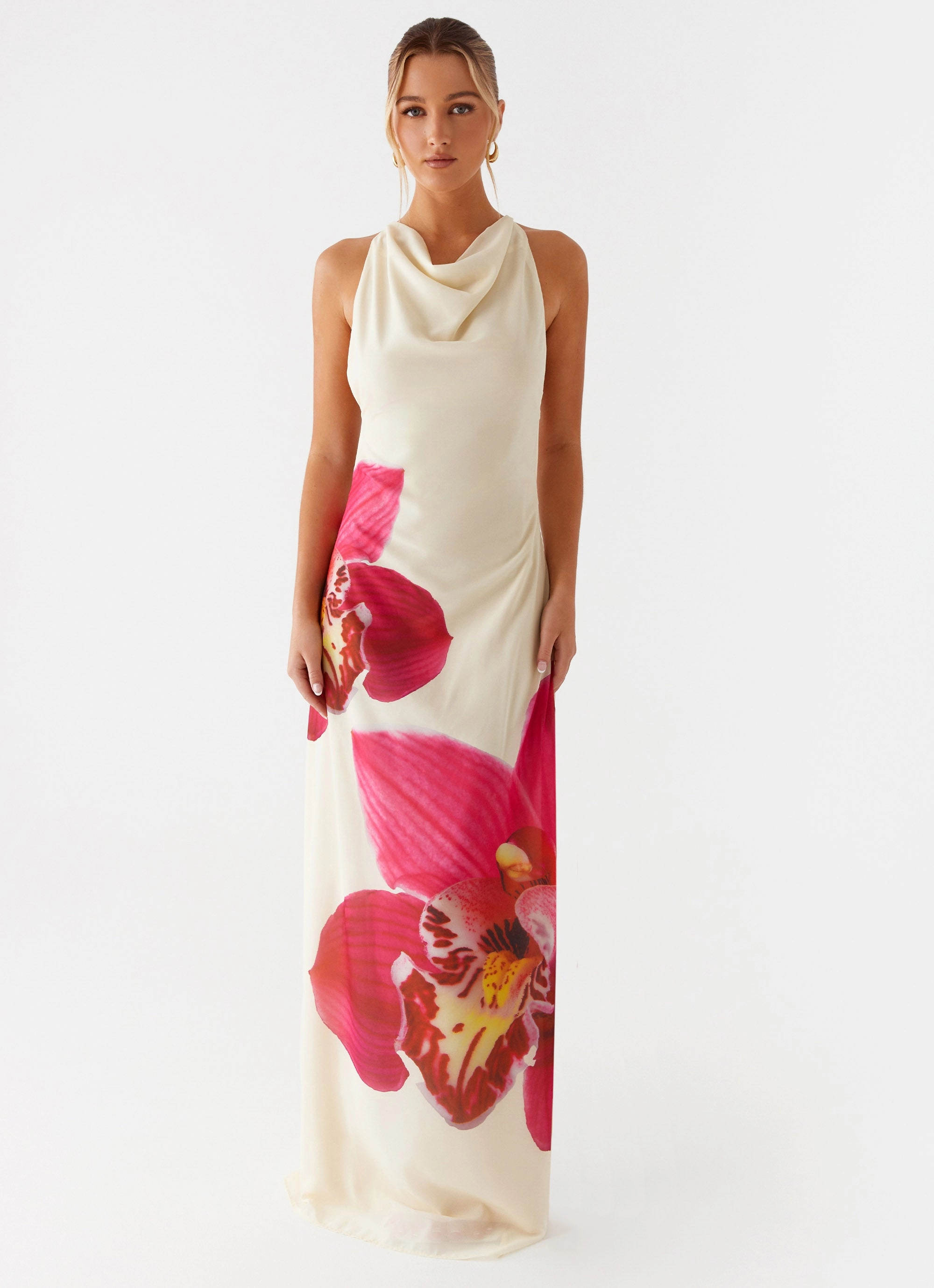 Grab Now Edgy Look Island Girl Maxi Dress - Yellow