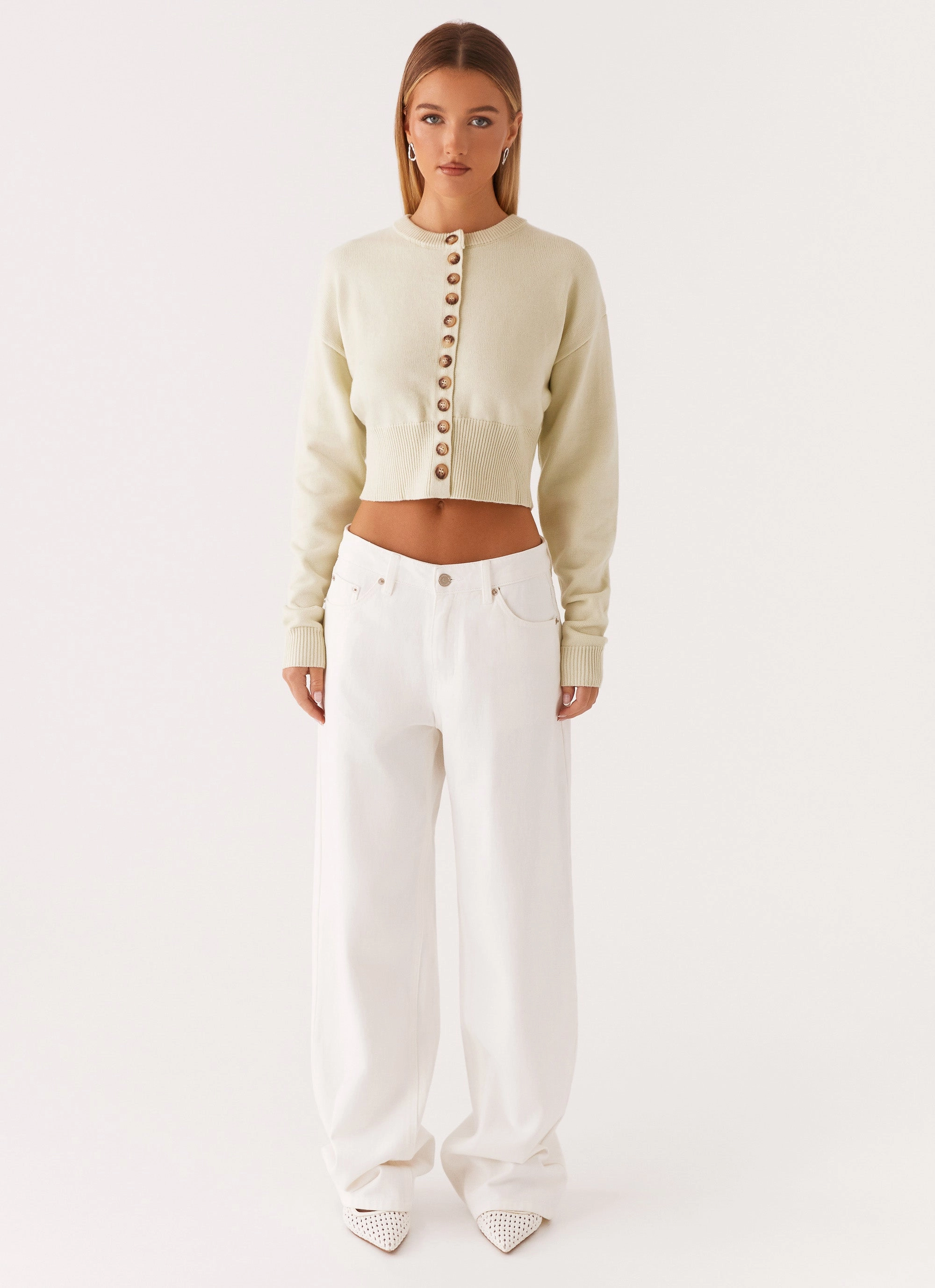 Its Happening Knit Cardigan - Sage Ergonomic Armhole Cut ErgonomicSleeveCut