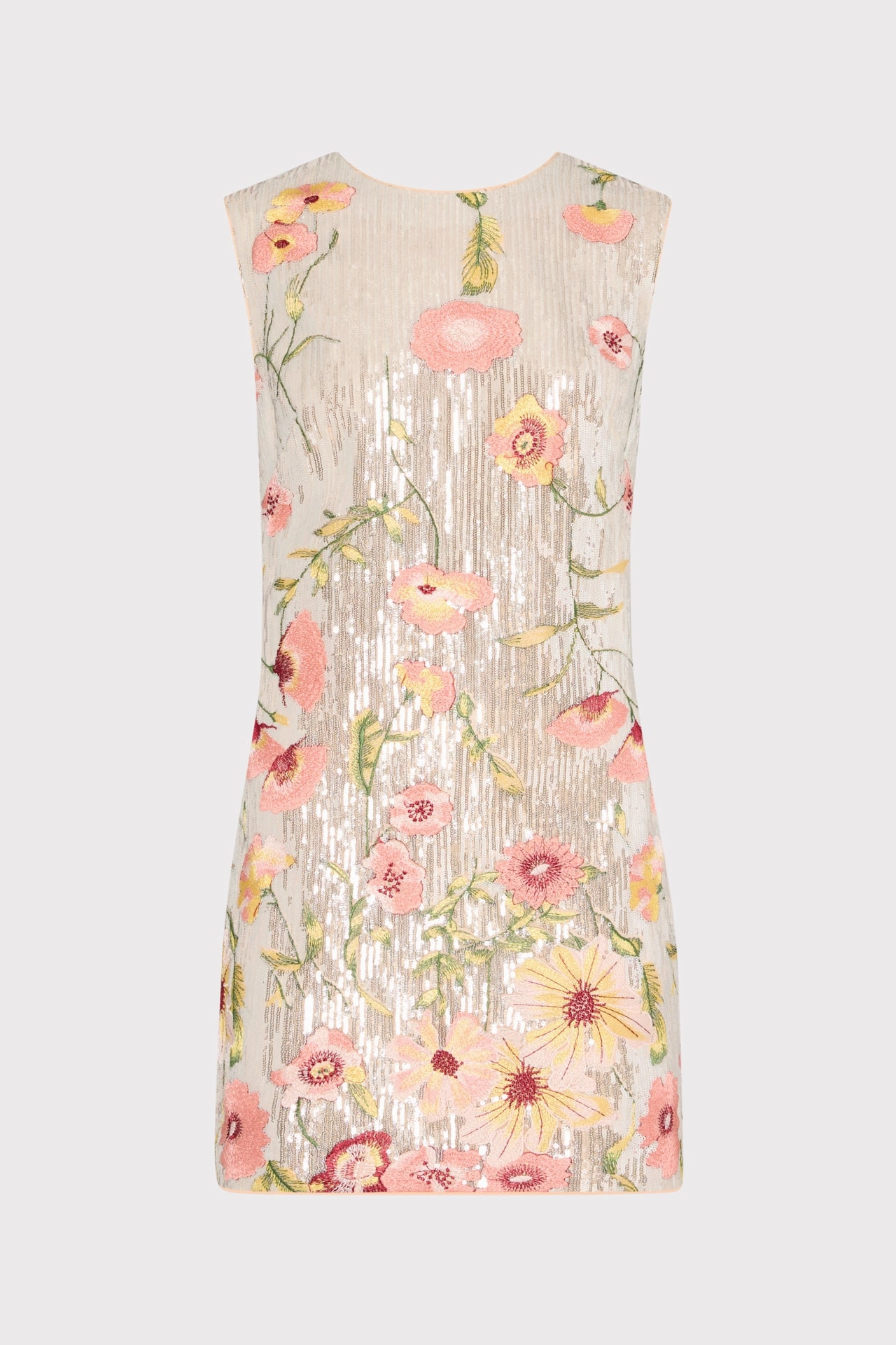 Ivette Floral Sequins Embroidery Dress Fresh Stitch