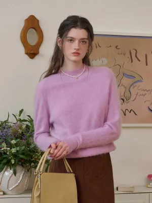 Izabella Round Neck Wool Sweater OdorResistant Technology