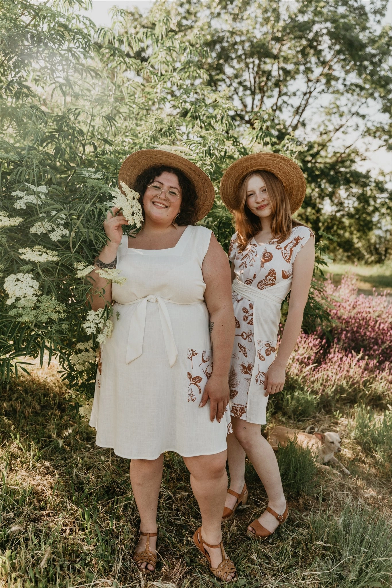 Urban Aesthetic Izzy Dress in Wild Oat Woodland Wonder