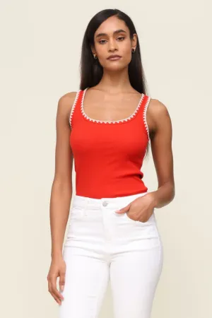 Jaidynn Rib Tank UPF Protective Fabric RibbedTrims