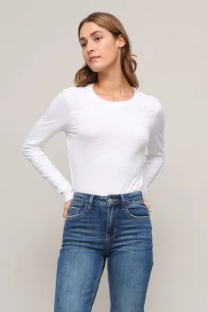 Jamie Recycled Cotton Long Sleeve PuckerFree Surface