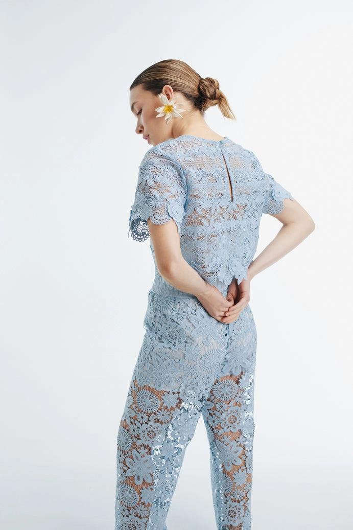 Formal Look Timeless Utility JANE PANTS SKY