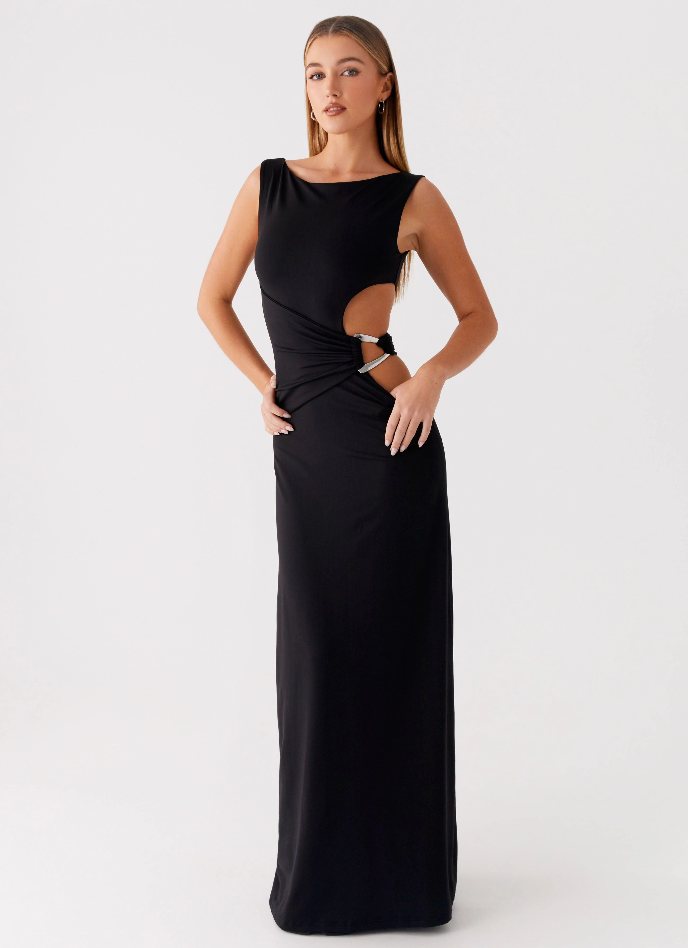Breath Ease Jayana Maxi Dress - Black