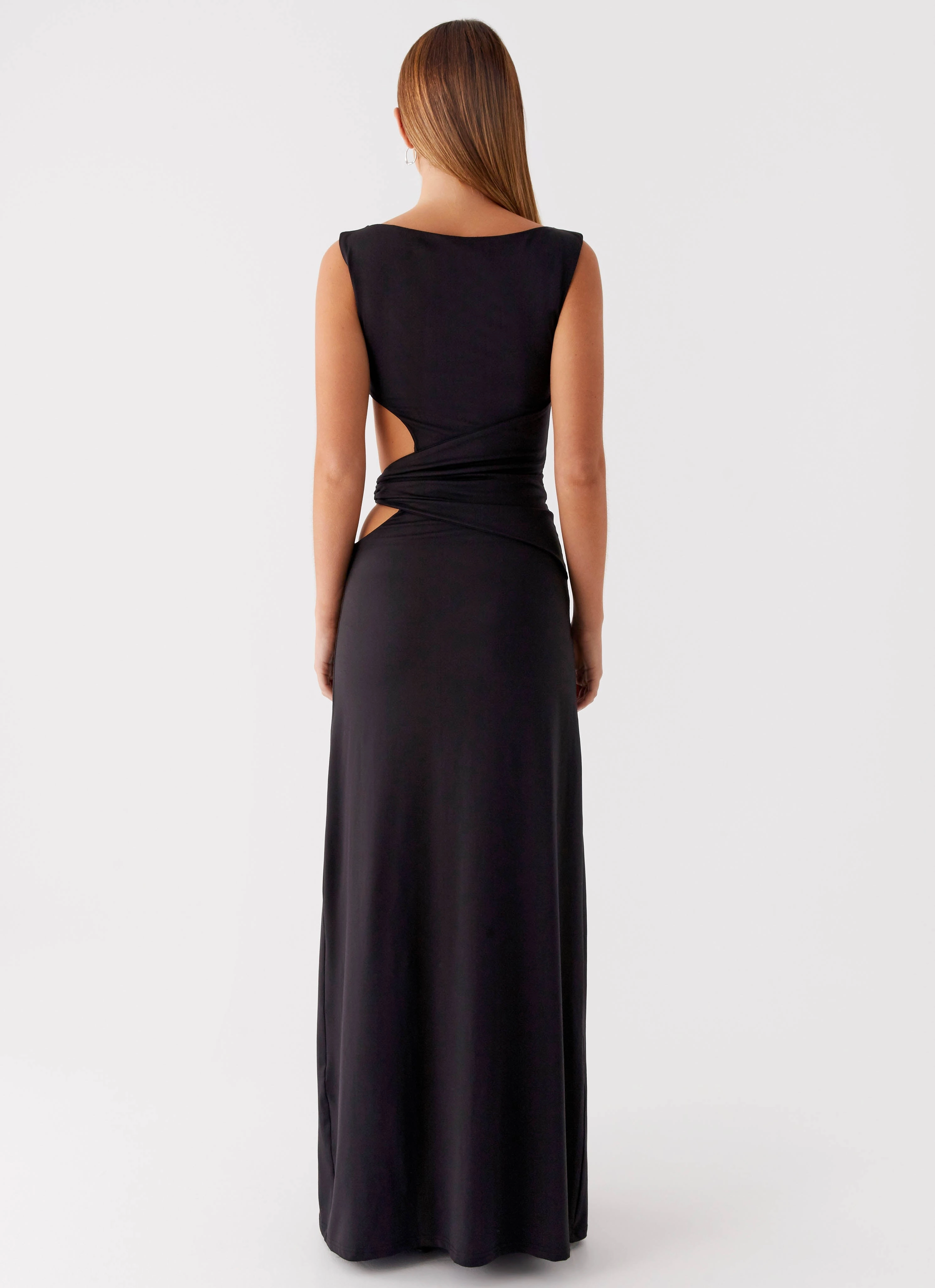 Jayana Maxi Dress - Black Daily Style Sharp Design