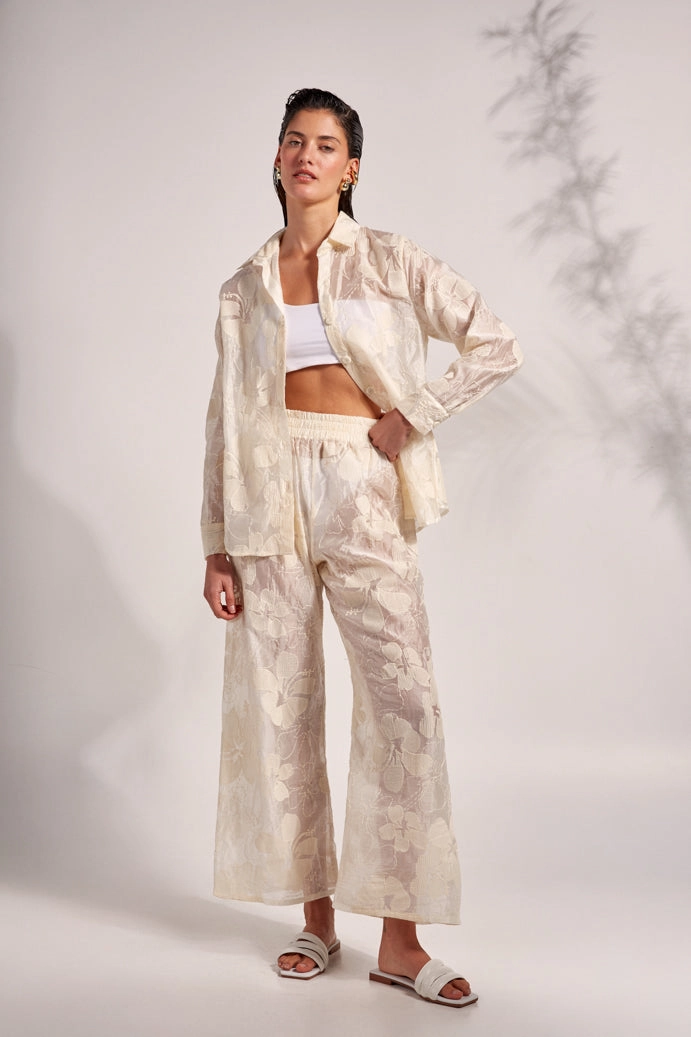 LightweightConstruction JAZMIN PANTS CREAM