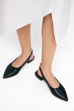 Weighted Hem Design Jeanne Flats