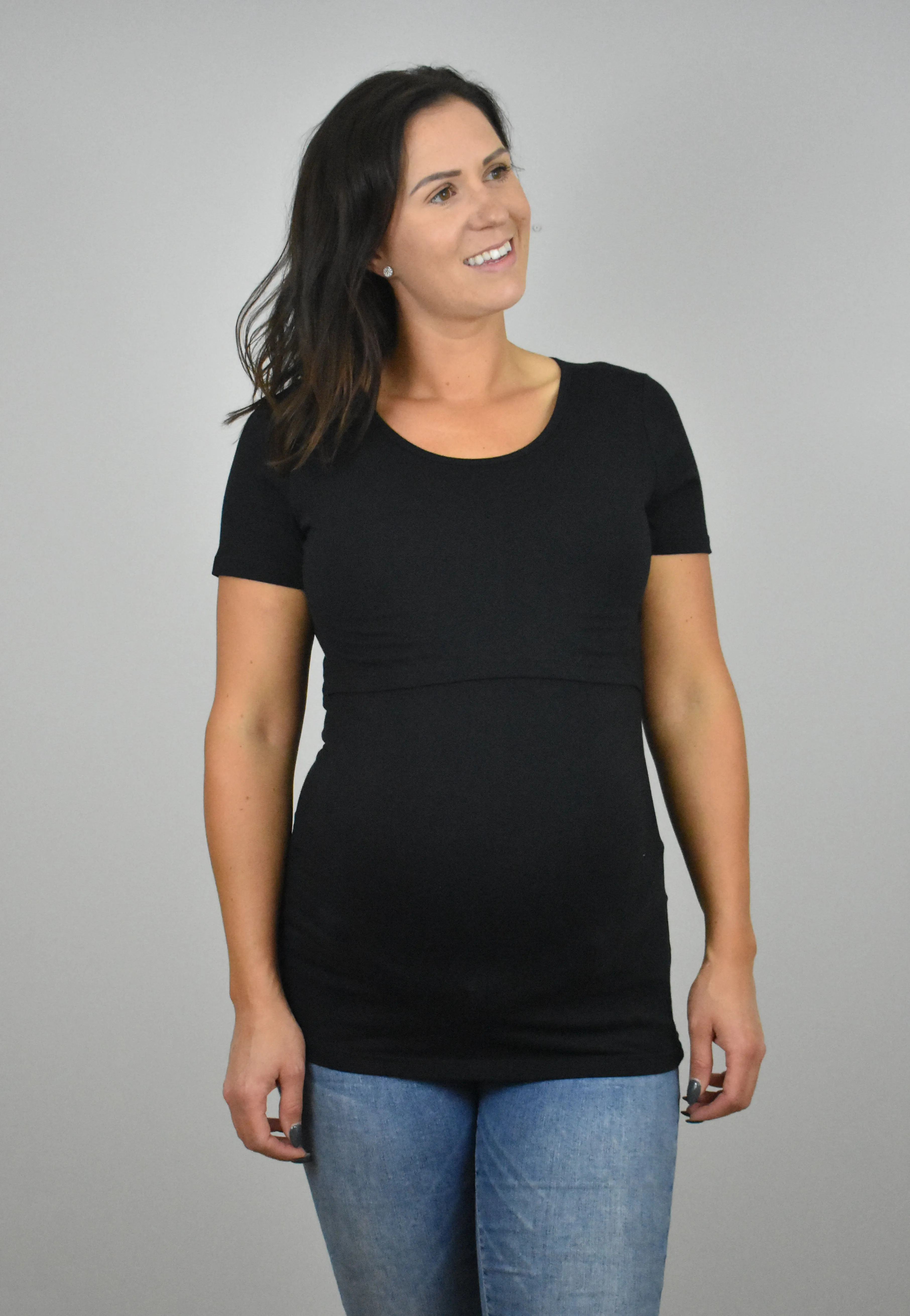 Jenny Short Sleeve Nursing Tee