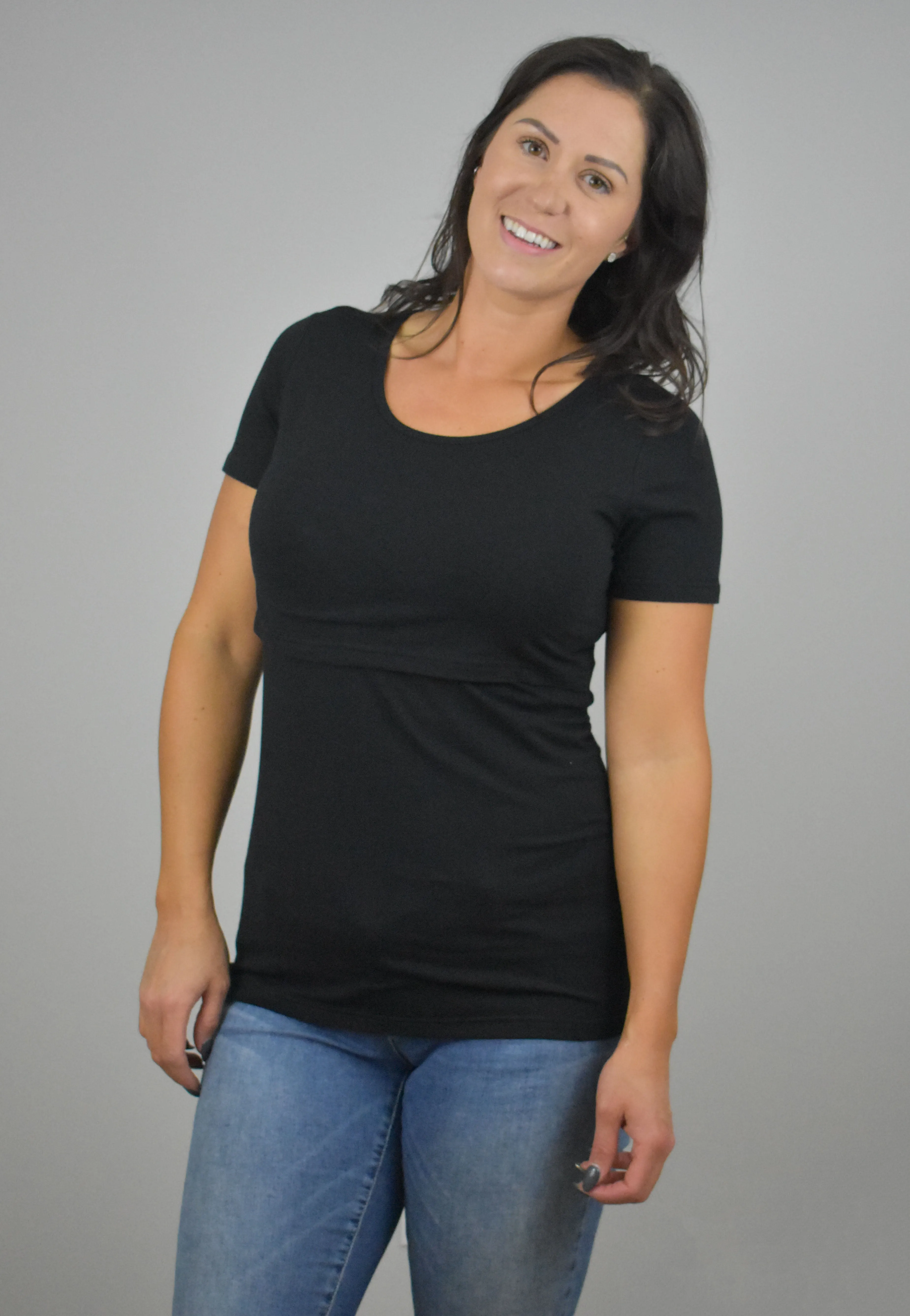 Jenny Short Sleeve Nursing Tee