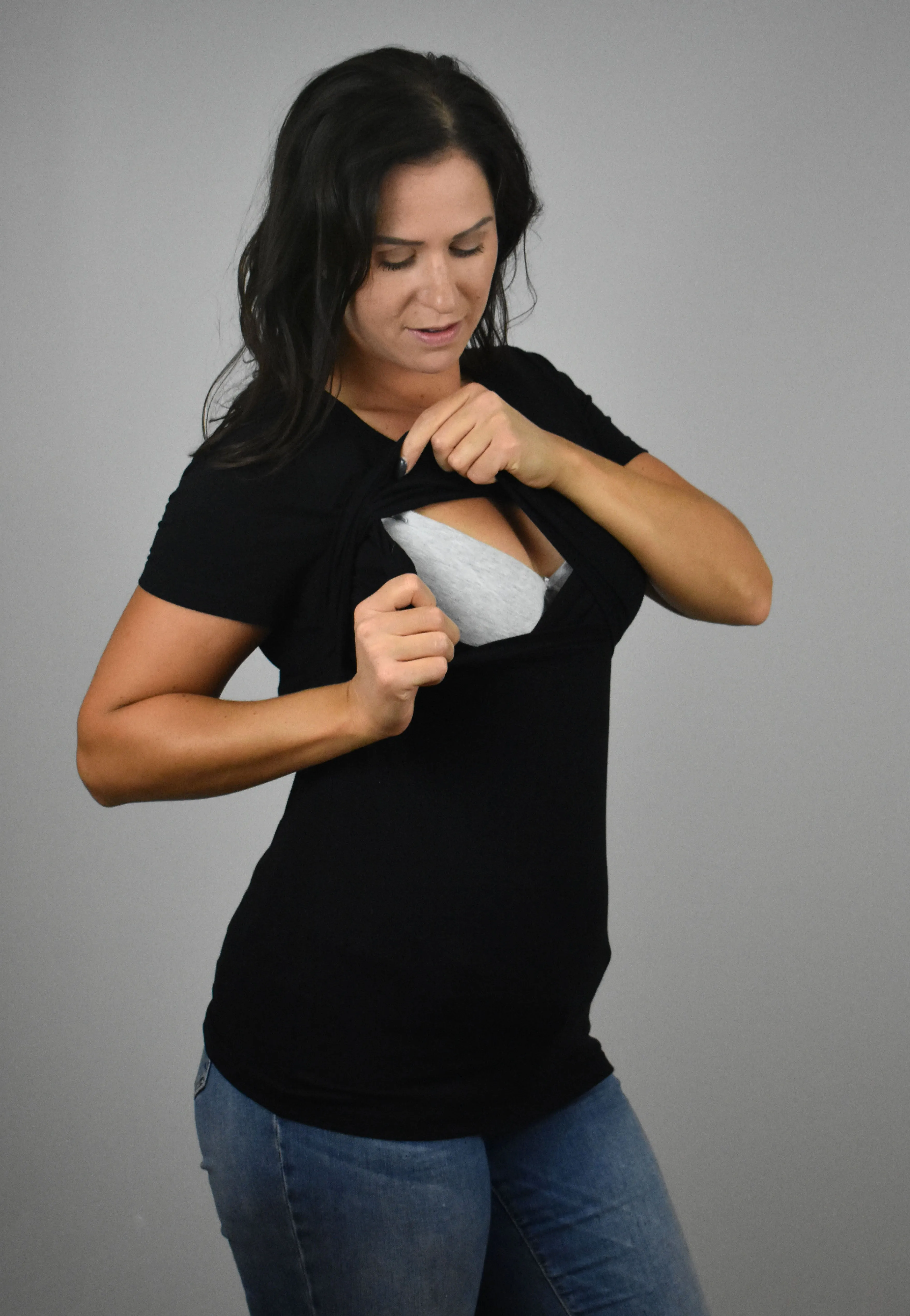 Jenny Short Sleeve Nursing Tee