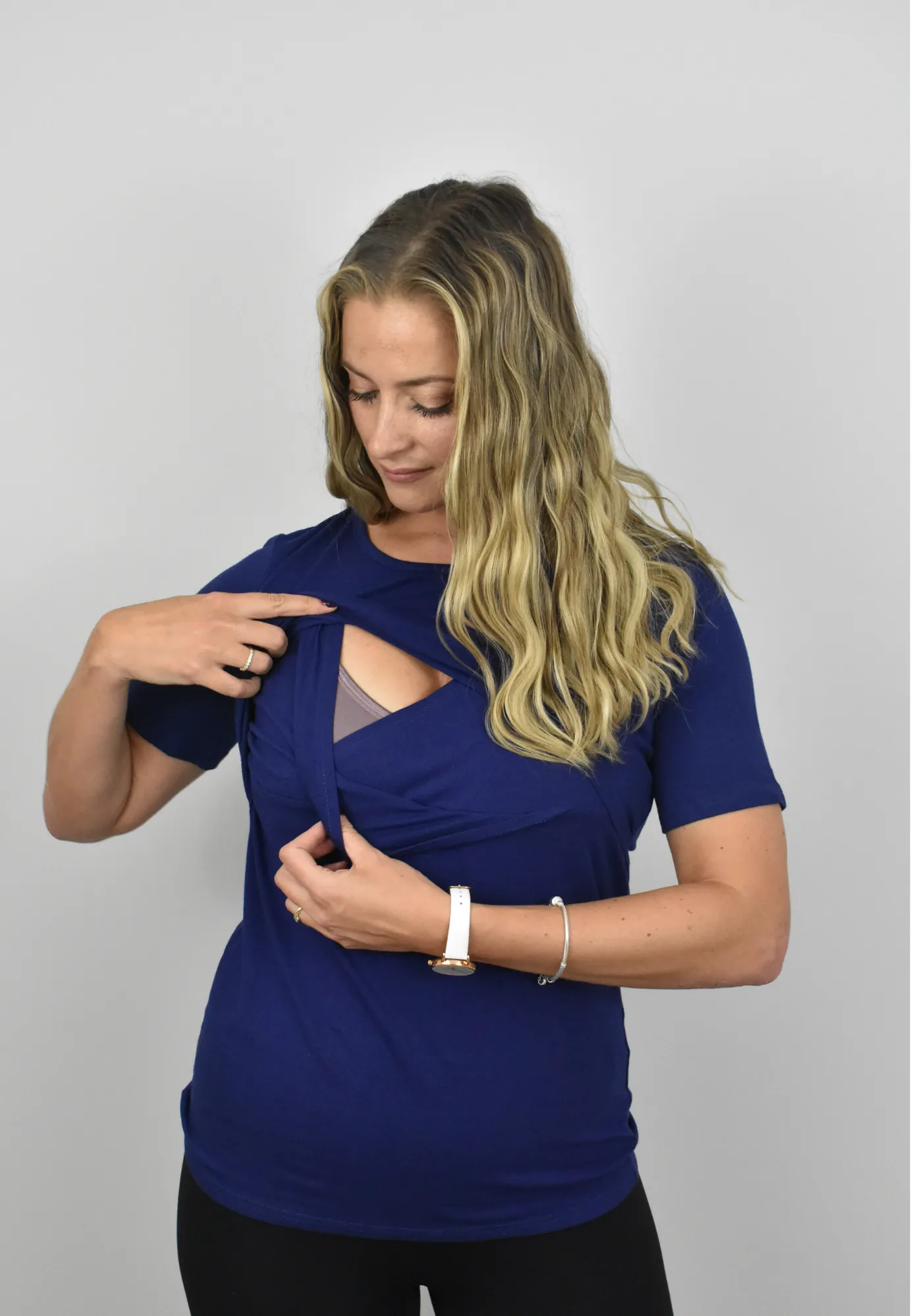 Jenny Short Sleeve Nursing Tee