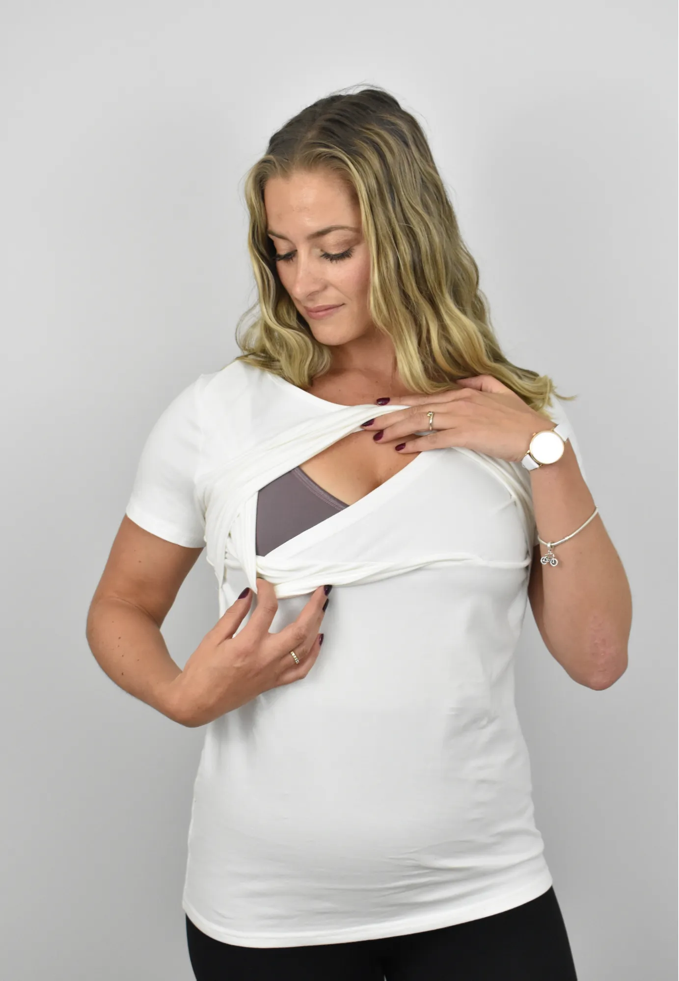 Jenny Short Sleeve Nursing Tee