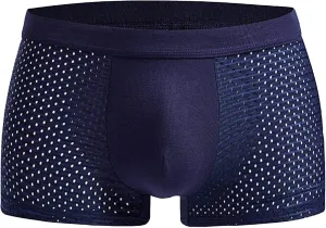 JEShifangjiusu Men'S Mesh Boxer Briefs - Breathable, Comfortable, Seamless, Moisture-Wicking & Multipack