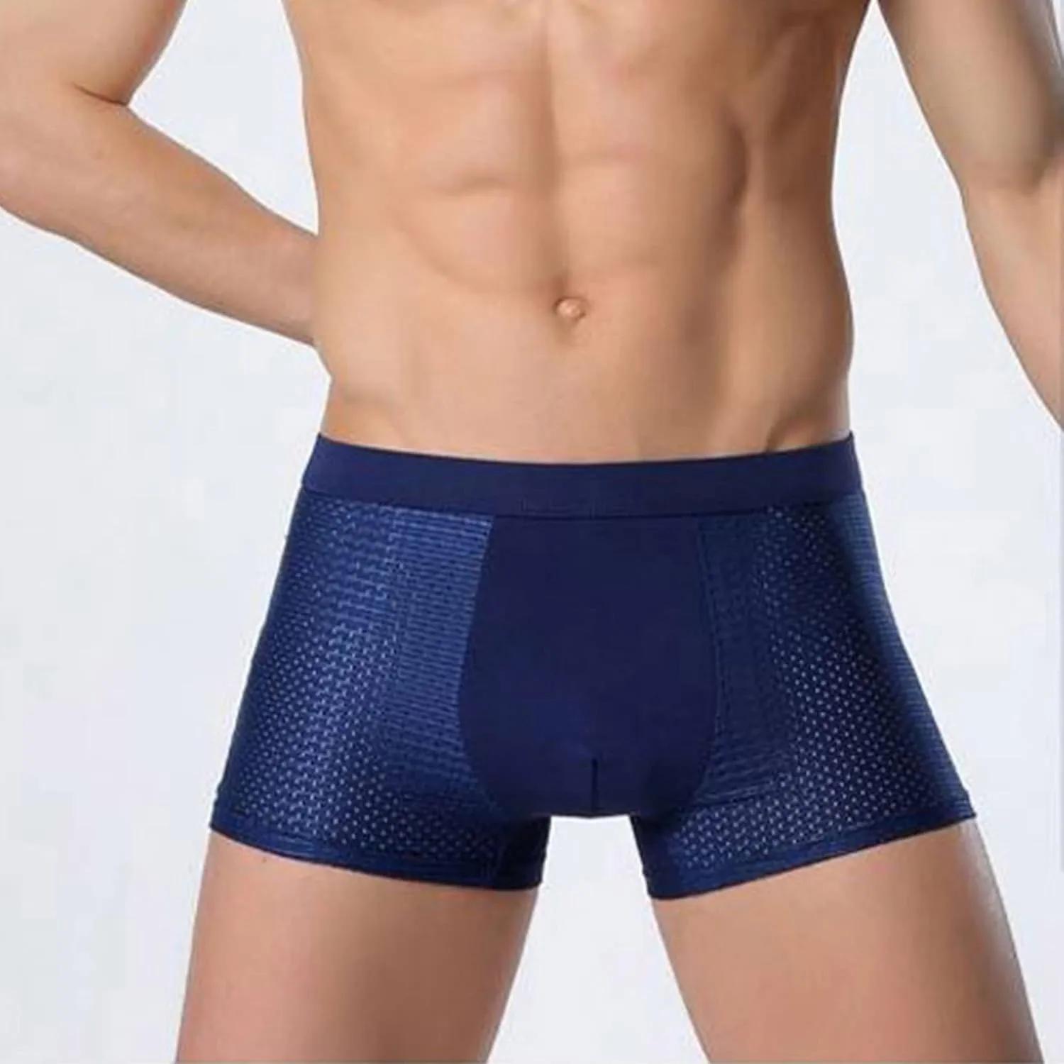JEShifangjiusu Men'S Mesh Boxer Briefs - Breathable, Comfortable, Seamless, Moisture-Wicking & Multipack