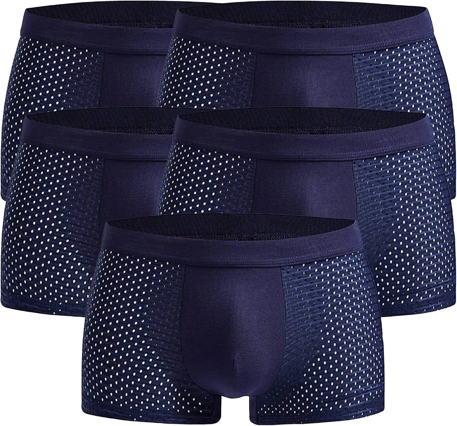 JEShifangjiusu Men'S Mesh Boxer Briefs - Breathable, Comfortable, Seamless, Moisture-Wicking & Multipack