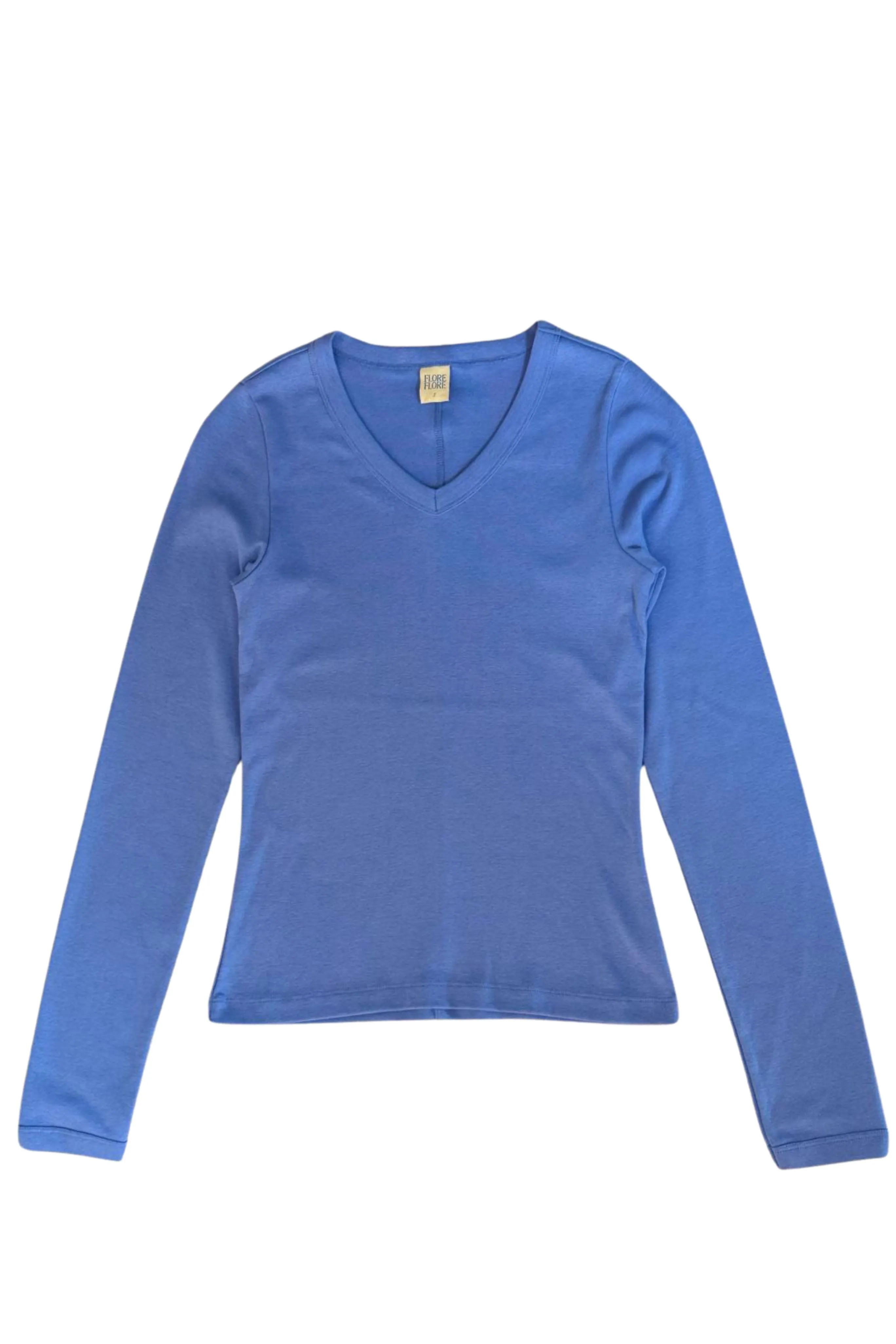 Jill Long Sleeve Tee in Blue Tunic top