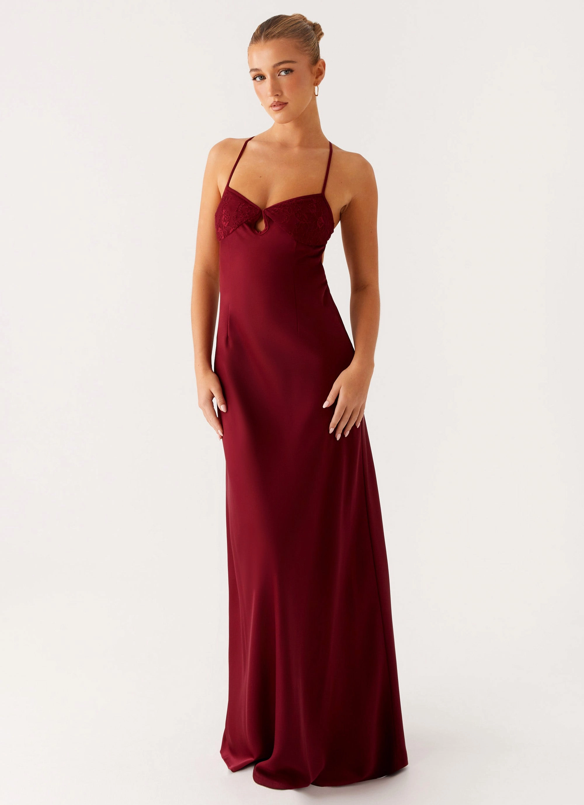 Perfect Wearable Joanie Maxi Dress - Maroon