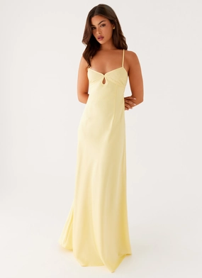 Joanie Maxi Dress - Yellow Festival Mood
